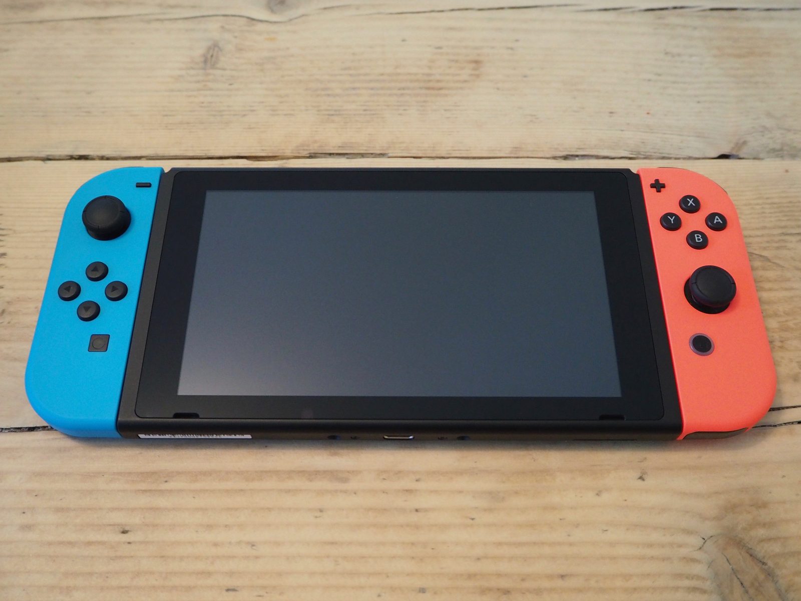 The Nintendo Switch console
